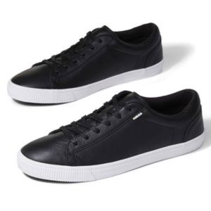 Toms - Size 11 - Leather Tom Carlson Lace Up Leather Sneaker - LIKE NEW!